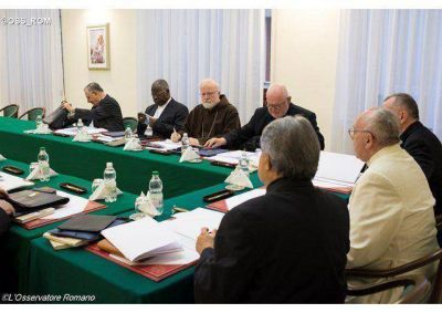 Und�cima reuni�n del Consejo de los Nueve Cardenales