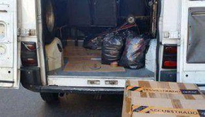 La AFIP incaut� productos textiles en avenida Avellaneda