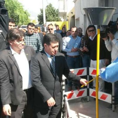 Inauguraron obra de gas domiciliario en barrio Facundo Quiroga
