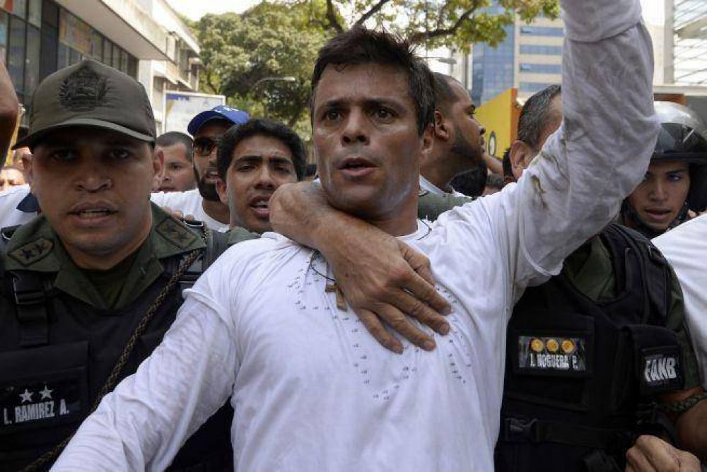 Desde Twitter, Leopoldo L�pez alert� al mundo sobre un posible atentado en su contra