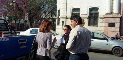 Cruces entre un fiscal y una inspectora de tr�nsito
