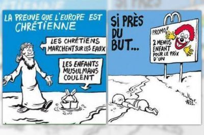 El semanario franc�s Charlie Hebdo desata una nueva pol�mica con la edici�n sobre la crisis migratoria