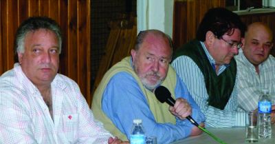 Verna, con gremios de la CGT