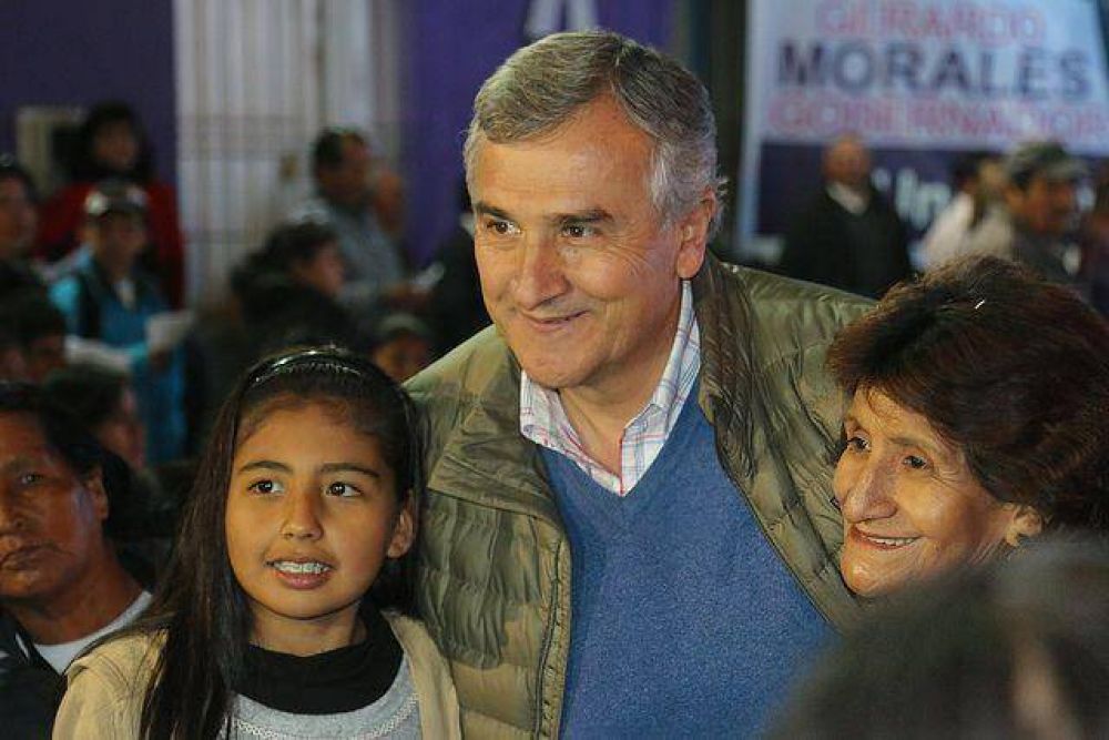 Gerardo Morales en Monterrico � �no van a frenar la marcha del cambio�
