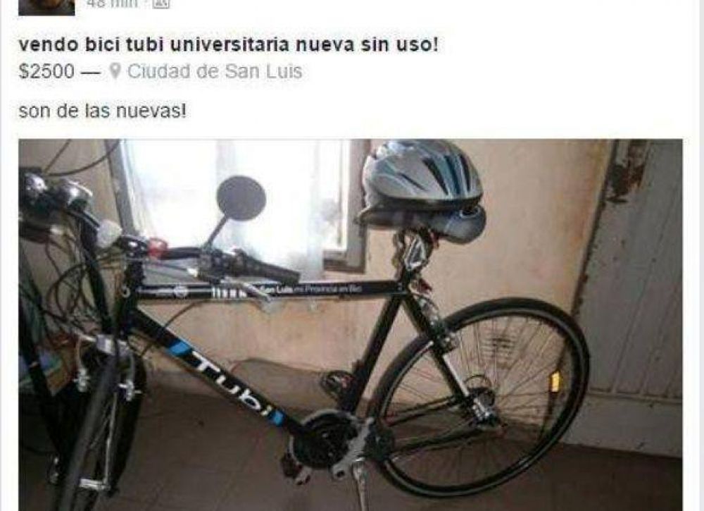 A horas de entregadas, ponen en venta bicis del Plan TuBi en las redes sociales