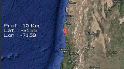 Se sinti� en La Pampa el terremoto de Chile