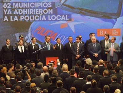 Scioli inici� un nuevo ciclo lectivo de la polic�a local