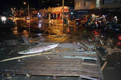 Por el temblor, se redujo el movimiento tur�stico a ambos lados