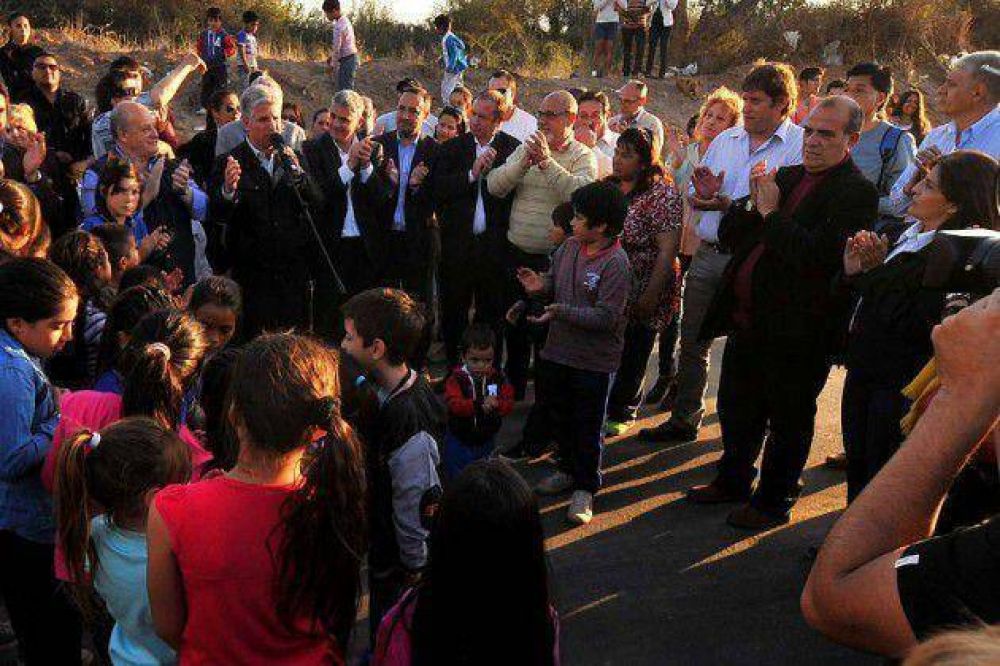 El gobernador Poggi pidi� a los mercedinos votar a Adolfo Rodr�guez Sa�
