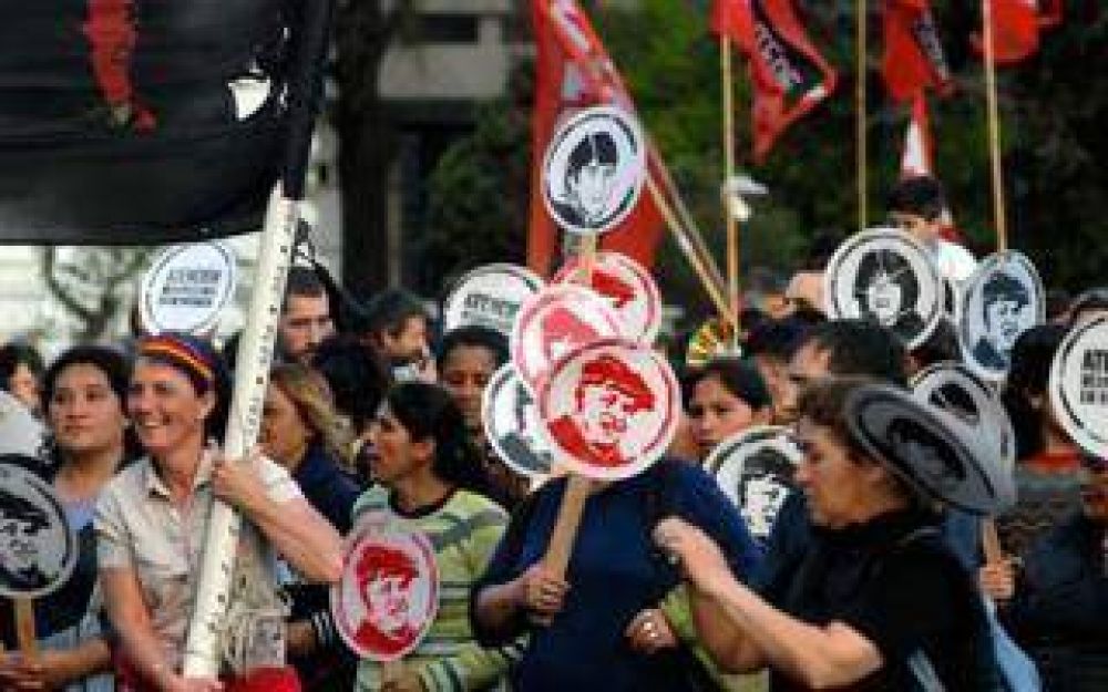 Marcha a 9 a�os de la desaparici�n de Jorge Julio L�pez