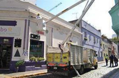 Pasaje Bollini: por iniciativa vecinal, se trabaja en recuperar su est�tica original