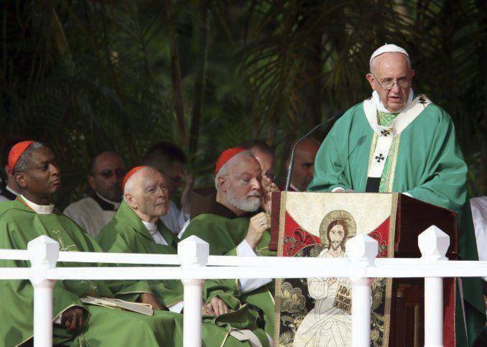 El Papa instó a los cubanos a servir 