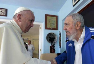 El Papa Francisco se reuni� con Fidel Castro