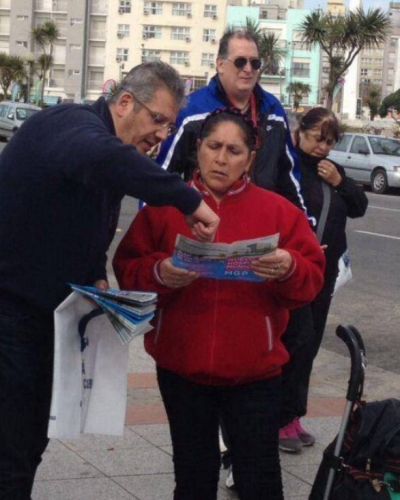 Alejandro Cristaldi dialog con los vecinos sobre el Hospital Municipal