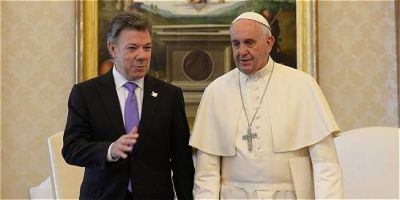 Santos agradece los buenos deseos del Papa y asegura que seguir� 
