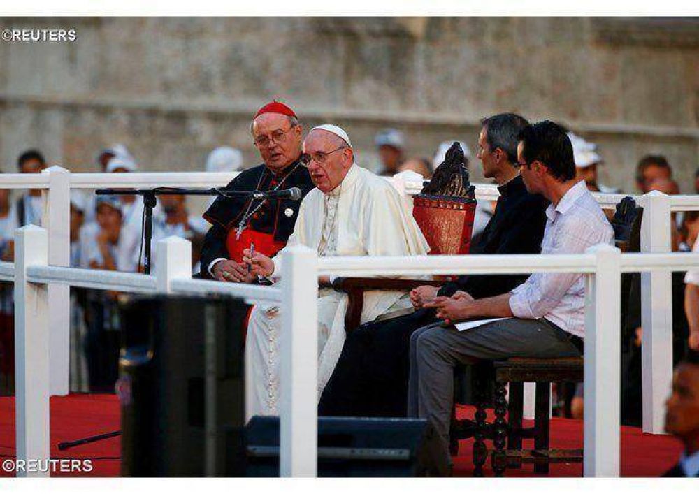 “Asuman el reto de ser la dulce esperanza del futuro”, aliento del Papa a los Jóvenes de Cuba