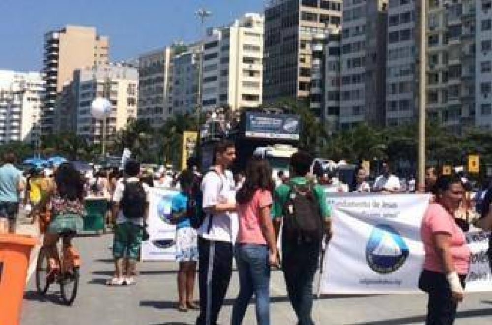 Musulmanes participaron en una marcha por la libertad religiosa en Río de Janeiro