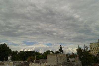 Cielo nublado y posibles tormentas en el inicio de la primavera