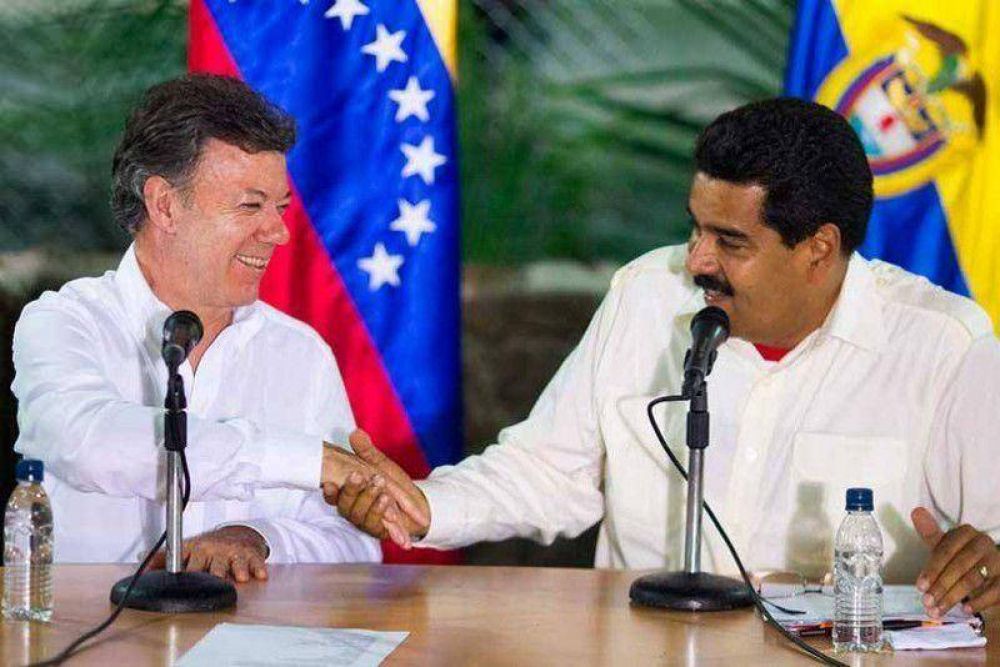 Cara a cara, Maduro y Santos acuerdan una solucin a la crisis