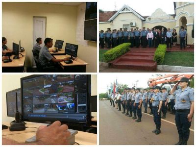 Alem: Inauguraron divisi�n de Video Vigilancia y c�maras de seguridad ya funcionan a pleno