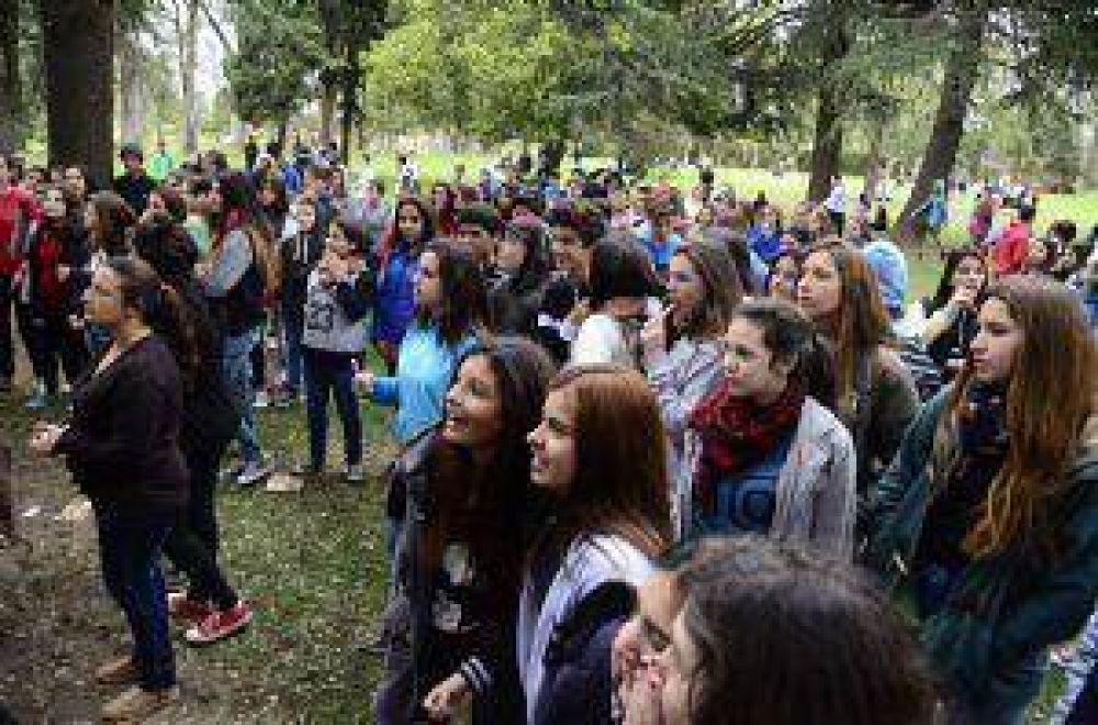 Miles de chicos festejaron la llegada de la Primavera