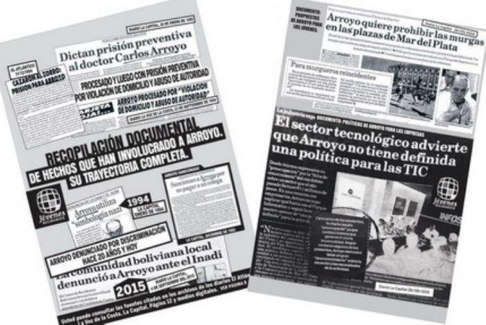 Inusual �campa�a de difusi�n� de J�venes Solidarios sobre el candidato de �Cambiemos�