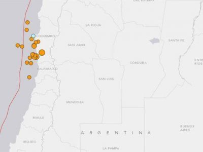Una nueva serie de sismos en Chile despertaron a los mendocinos en la madrugada