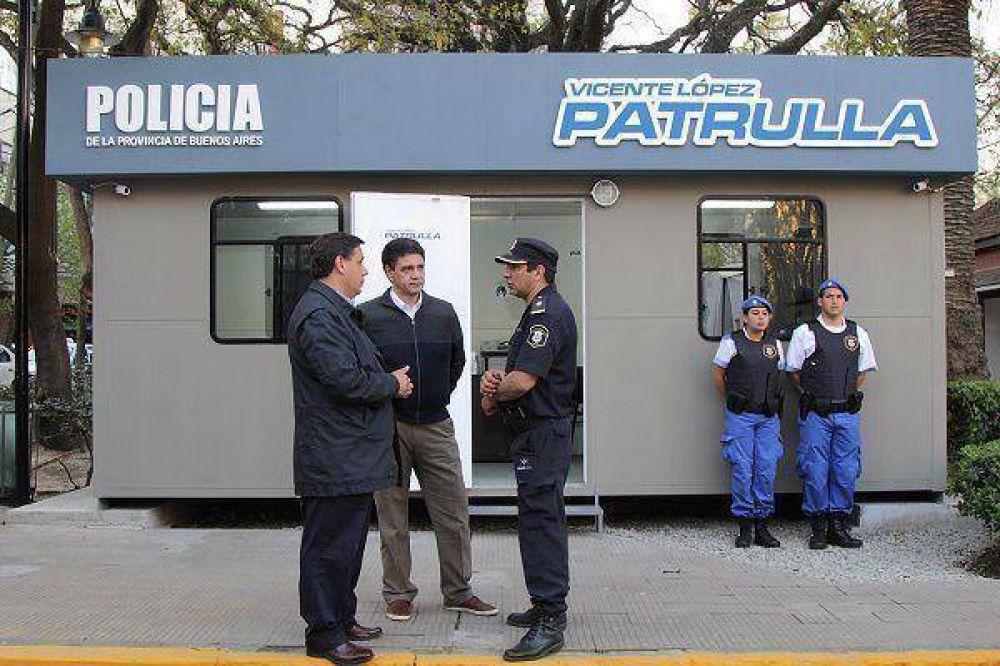 Jorge Macri inaugur� el cuarto Destacamento Policial en Olivos