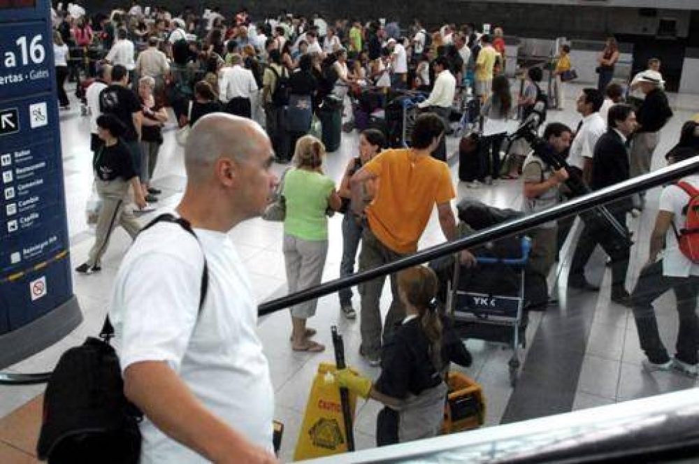 Creci� 10,8% el tr�fico de pasajeros en los aeropuertos argentinos