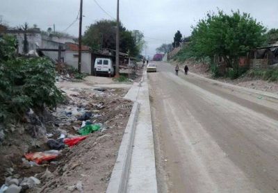 Realizan obras en la zona de la planta de residuos
