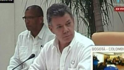 Santos y las FARC anuncian que en seis meses se firma la paz