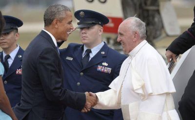 Papa Francisco, recibido en EEUU como un nuevo �Nelson Mandela�