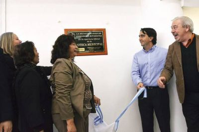 La Biblioteca Municipal qued� oficialmente inaugurada