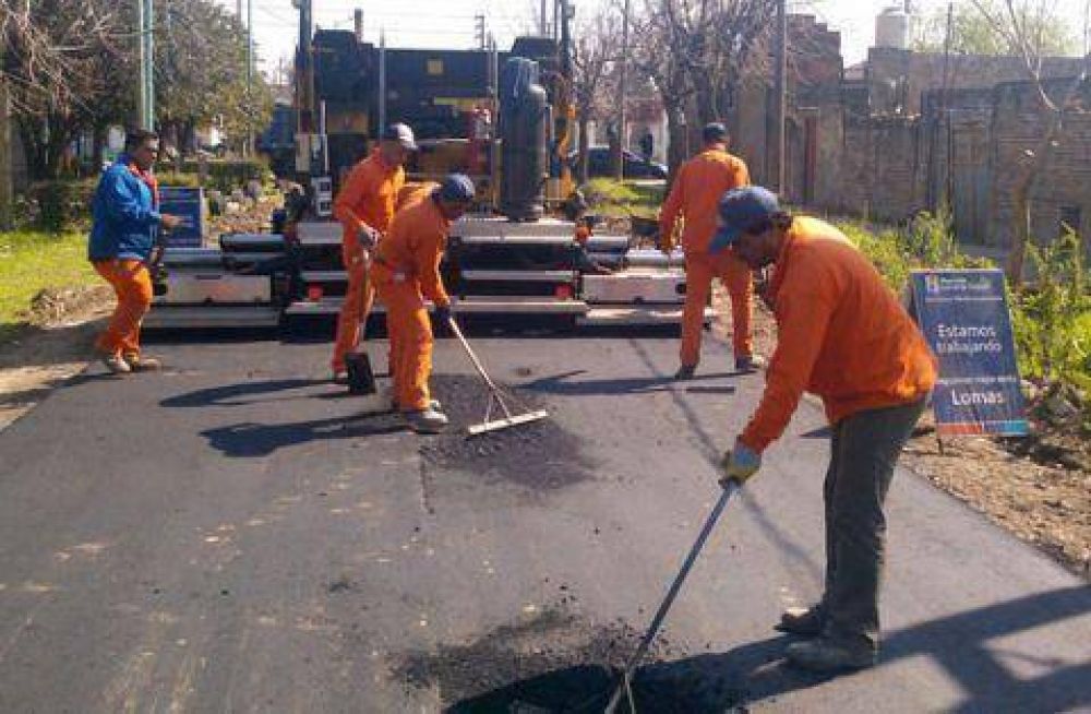 Lomas tiene 98 nuevas cuadras asfaltadas y abiertas al tr�nsito