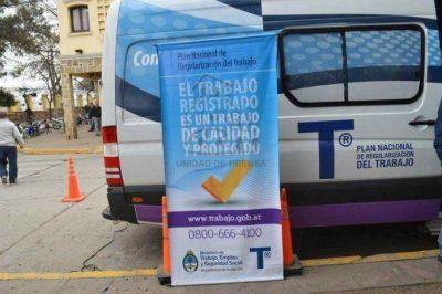 Una oficina m�vil del Ministerio de Trabajo