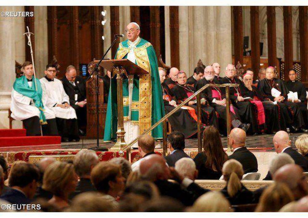 “Gratitud y laboriosidad: dos pilares de la vida espiritual”, el Papa a los Religiosos en New York