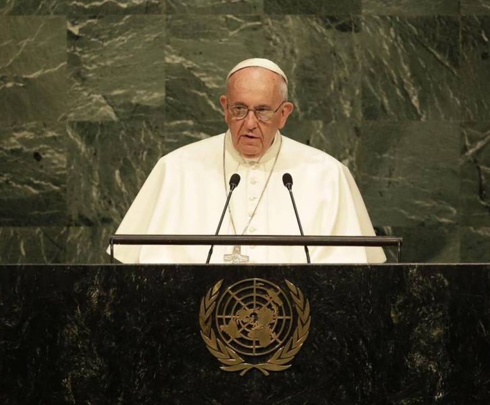 El Papa a la ONU: la guerra es la negacin de todos los derechos 