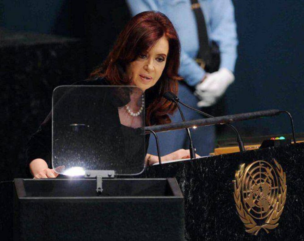Cristina Kirchner dar� este lunes su �ltimo discurso ante la asamblea general de la ONU