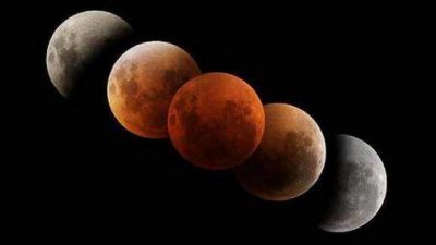 As� vimos la luna roja los salte�os