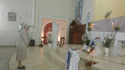 Homenajearon a la hermana Saveria en la parroquia Cristo Rey