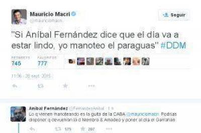 Anibal y Macri se cruzaron por Twitter