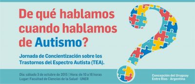 El s�bado se realizar� una jornada sobre autismo en Concepci�n del Uruguay 