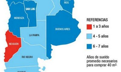 Cordobeses necesitan casi 5 a�os de sueldo para acceder a un departamento