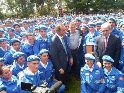 Scioli reafirm� que �hay que sacarle las armas a los delincuentes�