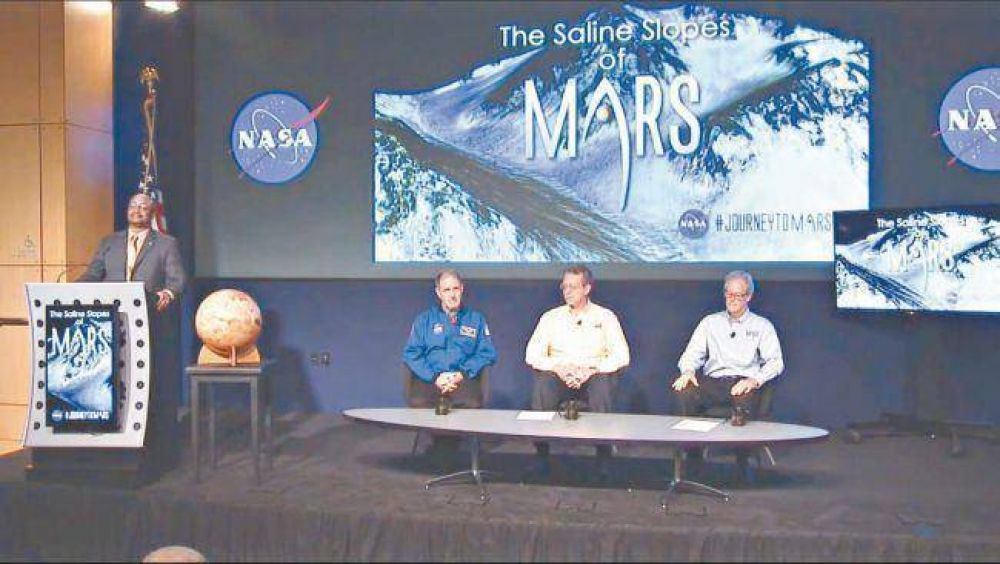 Hist�rico anuncio de la NASA: hay agua en Marte y podr�a haber vida