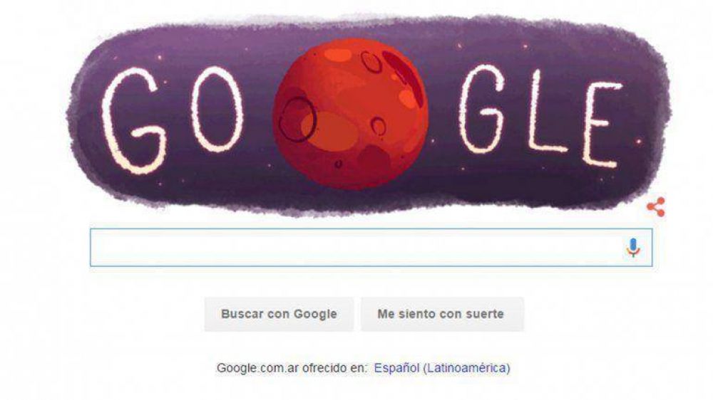 Google festeja el hallazgo de agua en Marte