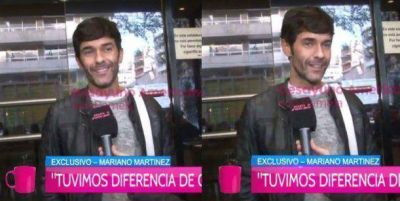 Tras la tensi�n con Pol-ka, habl� Mariano Mart�nez: 