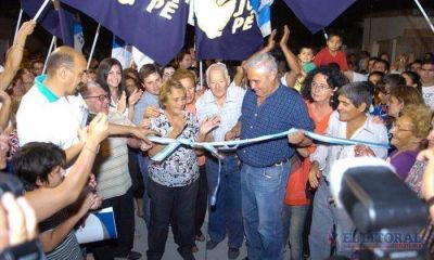 Inauguraron pavimento de calle Madariaga, otra transversal entre Maip� y Chacabuco