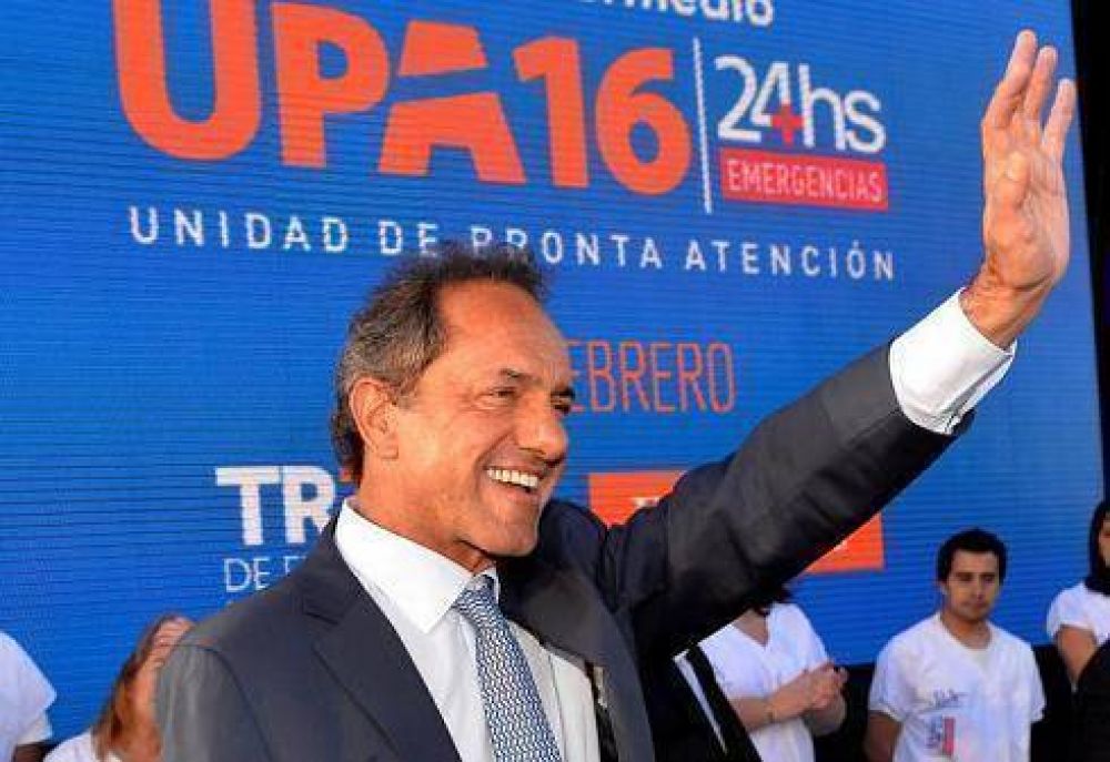 Scioli inaugur� una UPA 24 y un paso bajo nivel en Tres de Febrero