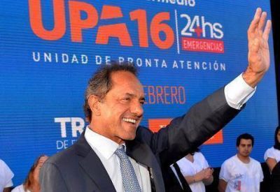 Scioli inaugur� una UPA 24 y un paso bajo nivel en Tres de Febrero